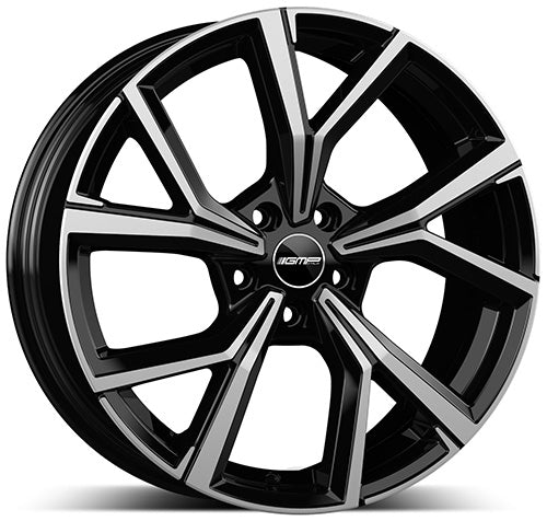 Alu kola GMP Mentor 7x17 5x100 ET45 73.1 black diamond