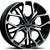 Alu kola GMP Matisse 7.5x18 4x108 ET38 63.4 black diamond
