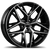 Alu kola GMP Lunica 7.5x18 5x100 ET38 57.1 black diamond