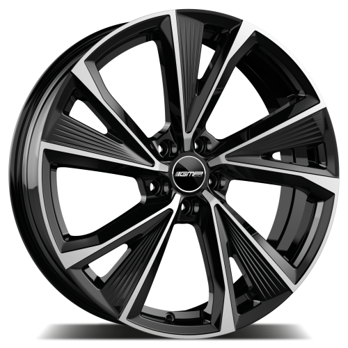 Alu kola GMP Evento 7.5x18 5x100 ET46 57.1 black diamond | Wheelsup.cz