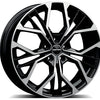 Alu kola GMP Matisse 7.5x18 5x108 ET45 63.4 black diamond