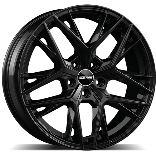 Alu kola GMP Lunica 7.5x19 5x114.3 ET45 73.1 glossy black | Wheelsup.cz