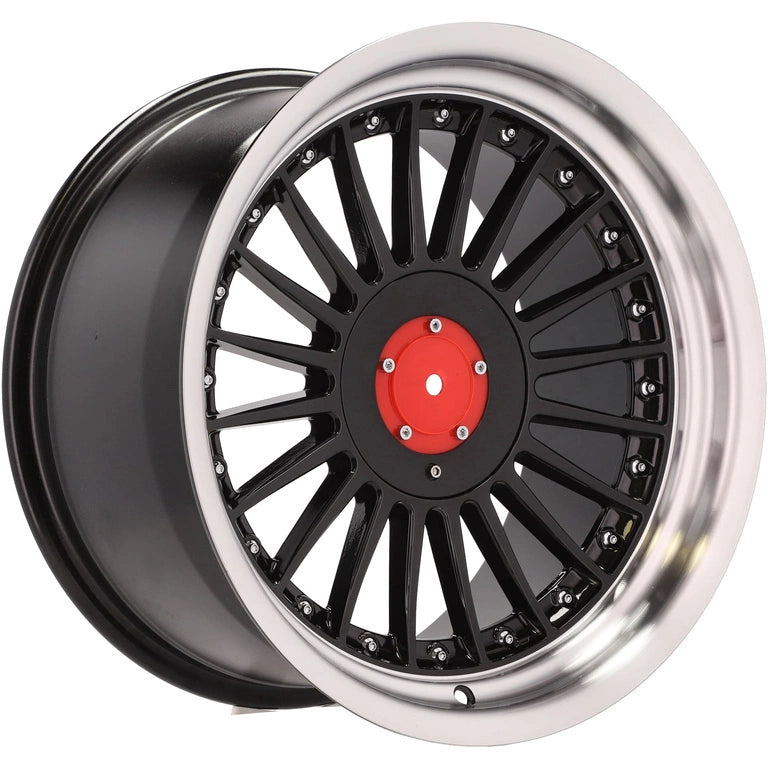 Alu kola pro BMW 7307F 8x17 5x120 ET20 74.1 Black & Polished Lip