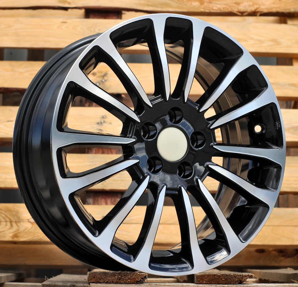 Alu kola pro Fiat Y1204 6.5x16 5x98 ET39 Black Polished