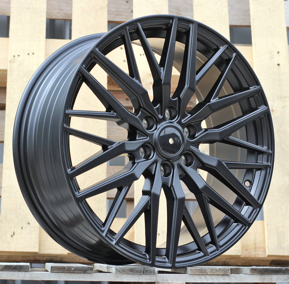 Alu kola pro Volkswagen YF0453 8x19 6x120 ET48 74.1 Black Half Matt