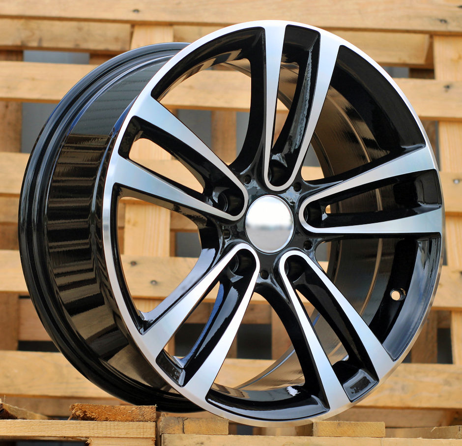 Alu kola pro BMW A5035 8x17 5x120 ET34 Black Polished