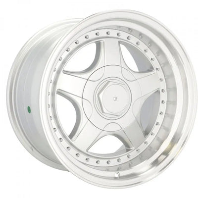 Alu kola pro BMW 7813F 8.5x17 5x120 ET20 74.1 Silver & Polished Lip