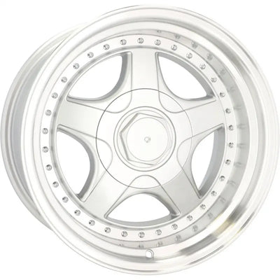 Alu kola pro BMW 7813F 8.5x17 5x120 ET20 74.1 Silver & Polished Lip | Wheelsup.cz