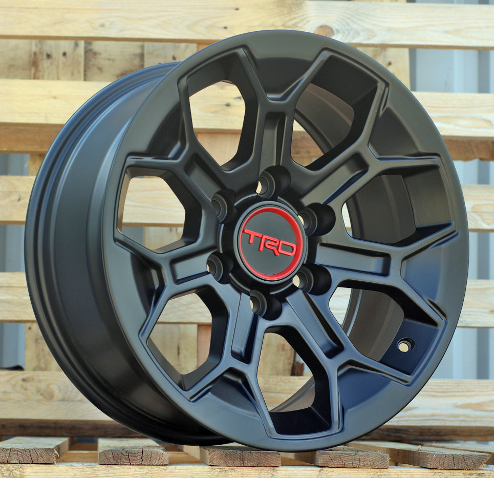 Alu kola pro Toyota Y1203 8x17 6x139.7 ET5 106.1 Black Half Matt