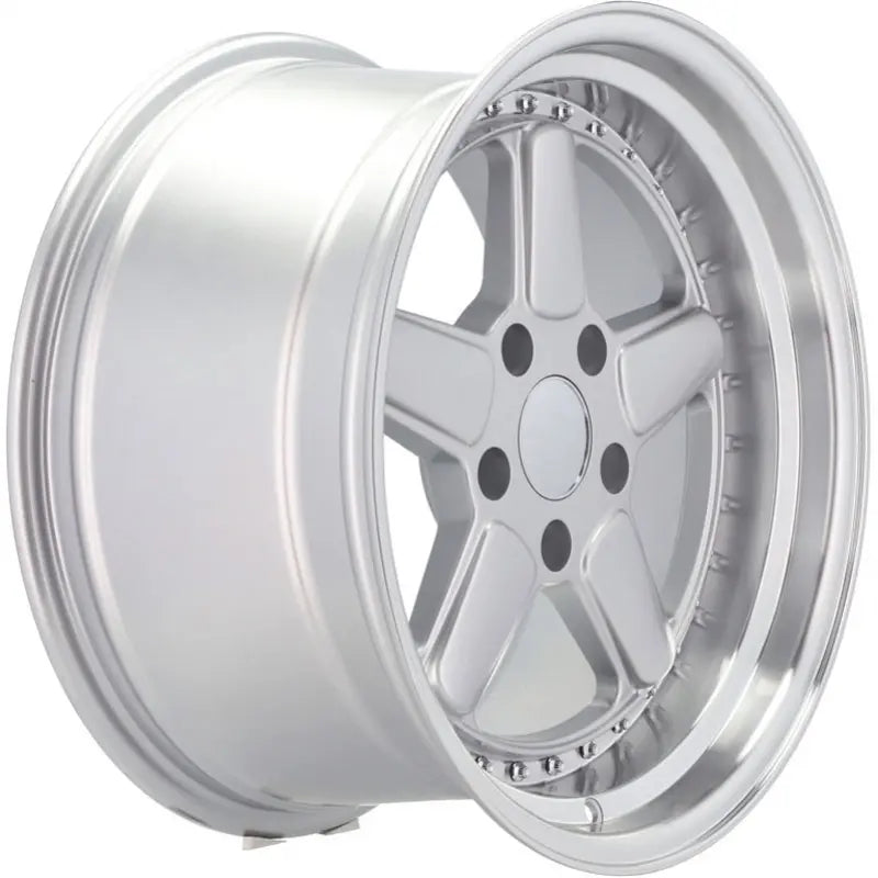 Alu kola pro BMW 7961F 7.5x17 5x120 ET30 74.1 Silver & Polished Lip | Wheelsup.cz