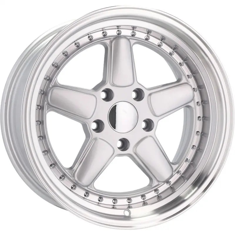 Alu kola pro BMW 7961F 7.5x17 5x120 ET30 74.1 Silver & Polished Lip | Wheelsup.cz