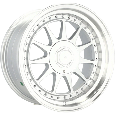 Alu kola Racing Line 7962F 8.5x17 4x100 ET20 57.1 Silver & Polished Lip | Wheelsup.cz