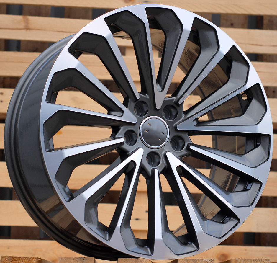 Alu kola pro Audi A5827 9.5x21 5x112 ET36 Grey Polished