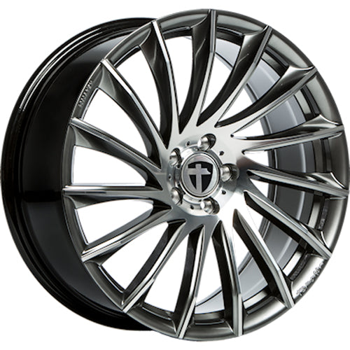 Alu kola Tomason TN16 8x18 5x108 ET40 72.6 dark hyperblack polished