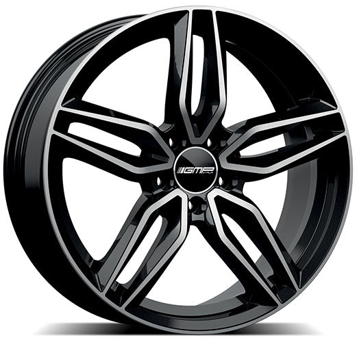 Alu kola GMP Fasten 8x19 5x114.3 ET40 73.1 black diamond