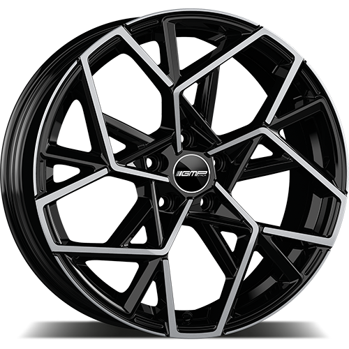 Alu kola GMP Cartesio 8x20 5x110 ET30 65.1 black diamond