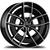 Alu kola GMP Energia 8.5x19 5x108 ET40 63.4 black diamond