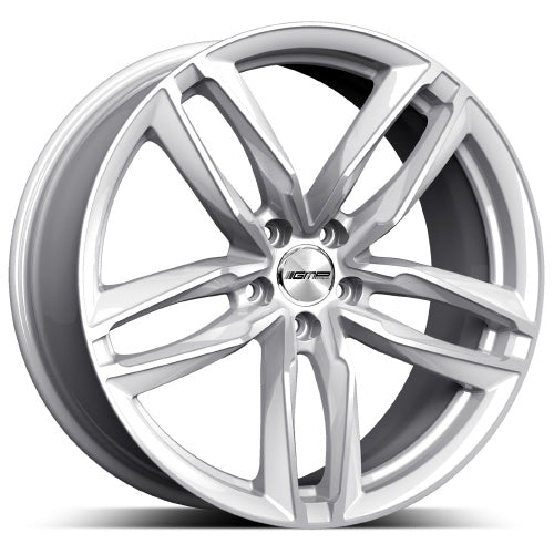 Alu kola GMP Atom 8.5x19 ["5x112"] ET35 66.5 silver