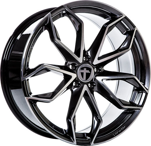 Alu kola Tomason TN22 8.5x20 5x112 ET30 72.6 dark hyperblack polished