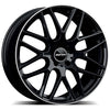 Alu kola GMP Berghem 8.5x20 5x112 ET37 66.6 black diamond lip