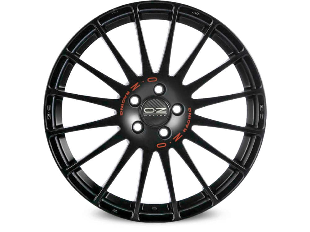 Alu kola OZ SUPERTURISMO GT 7x16 4x100 ET37 Matt Black Red Lettering