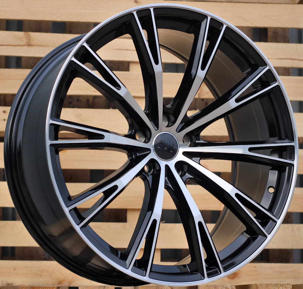 Alu kola pro Audi H5060 8x18 5x112 ET35 Black Polished