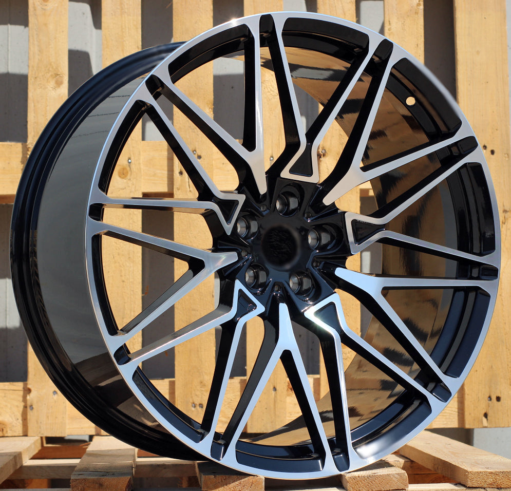 Alu kola pro BMW B5771 9.5x22 5x112 ET37 Black Polished