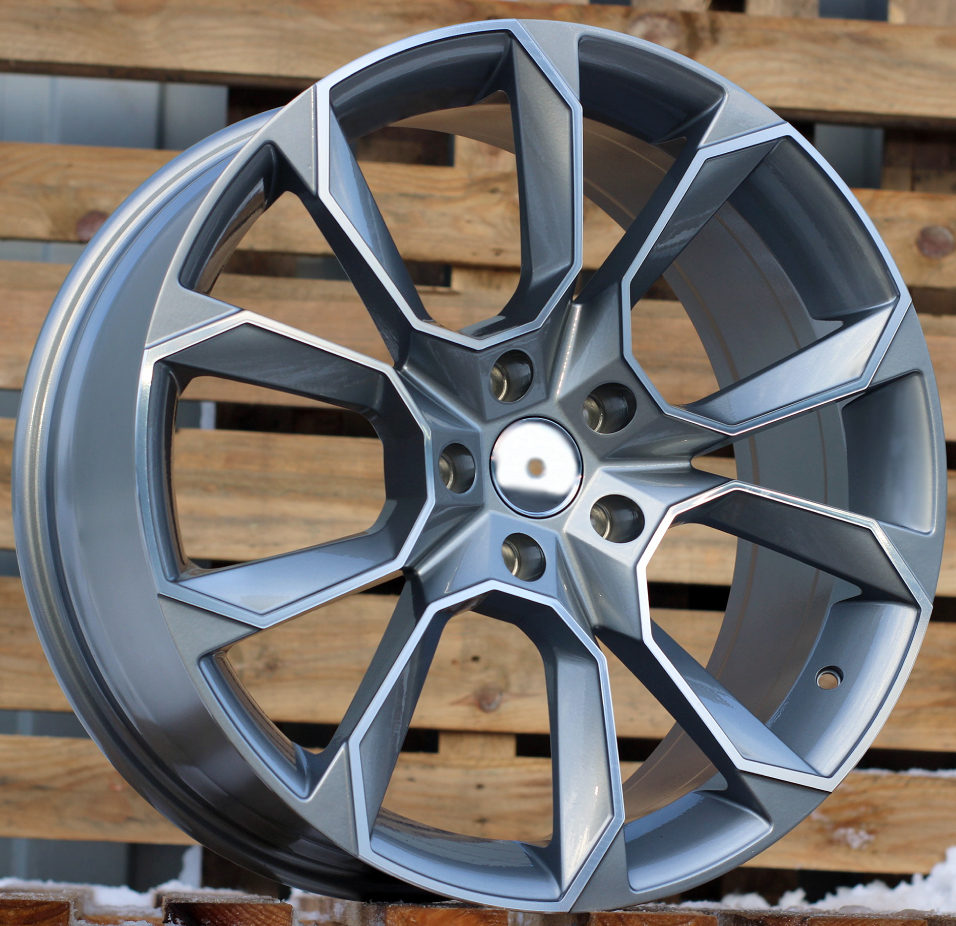 Alu kola pro Škoda SK516 8.5x19 5x112 ET40 Grey Polished & Powder Coating