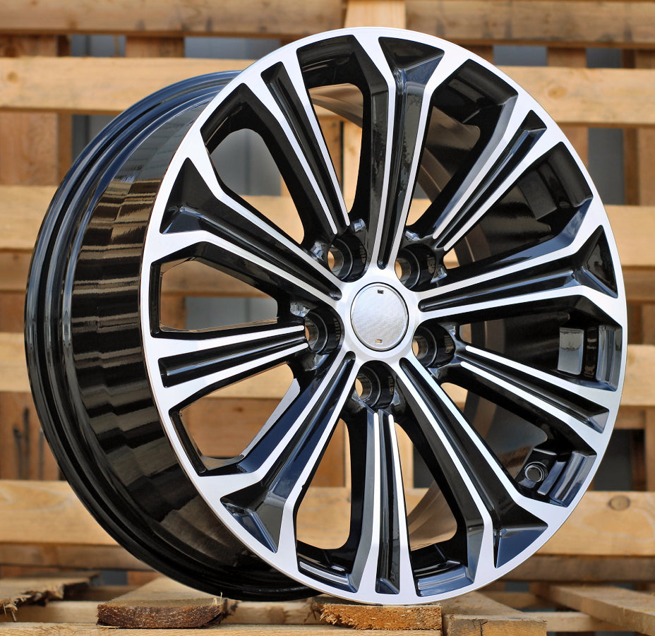 Alu kola pro Toyota B5845 6x15 5x100 ET45 Black Polished