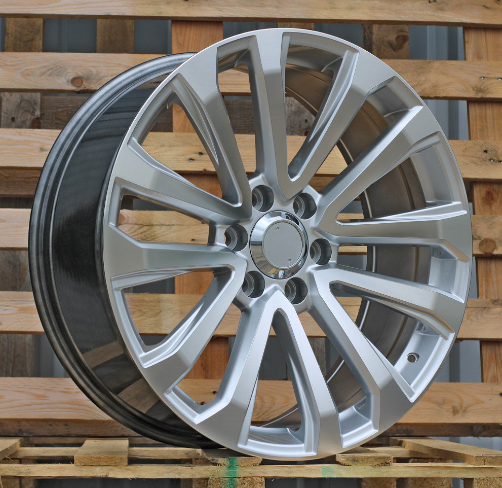 Alu kola pro Toyota B1223 9x22 6x139.7 ET25 106.1 Hyper Silver