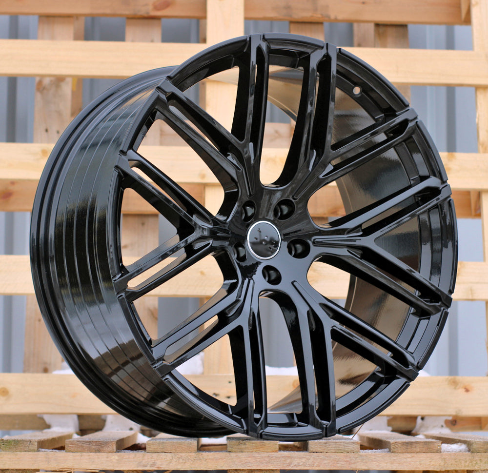 Alu kola pro Audi HF736 10.5x23 5x112 ET18 66.6 Gloss Black