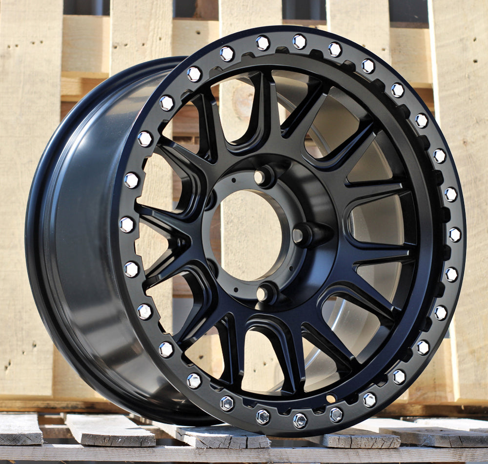Cerchi in lega per Offroad / SUV / 4x4 F7018 9x17 5x150 ET-12 110.5 Nero