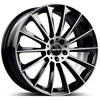Alu kola GMP Stellar 9x18 5x112 ET50 66.6 black diamond