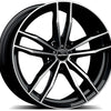 Alu kola GMP Swan 9x19 5x120 ET44 72.6 black diamond