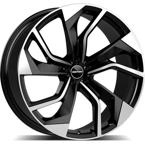 Alu kola GMP Rebel 9x20 5x112 ET20 66.5 black diamond