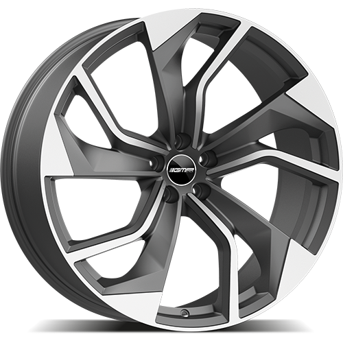 Alu kola GMP Rebel 9x21 5x112 ET40 66.5 matt anthracite diamond | Wheelsup.cz