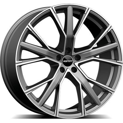 Alu kola GMP Gunner 9x22 5x108 ET40 63.4 matt anthracite diamond
