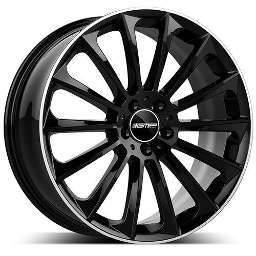 Alu kola GMP Stellar 9.5x20 5x112 ET35 66.6 black diamond lip