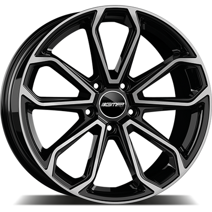 Alu kola GMP Furiosa 9.5x20 5x130 ET46 71.6 black diamond