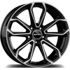 Alu kola GMP Furiosa 9.5x21 5x130 ET46 71.6 black diamond