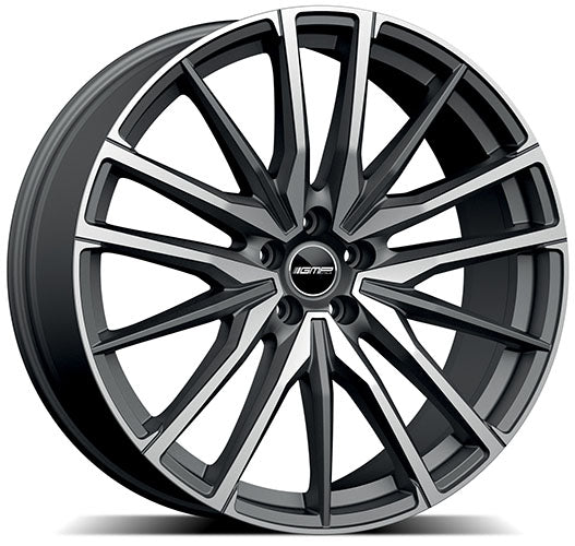 Alu kola GMP Sparta 9.5x22 5x114.3 ET37 67.1 matt anthracite diamond | Wheelsup.cz