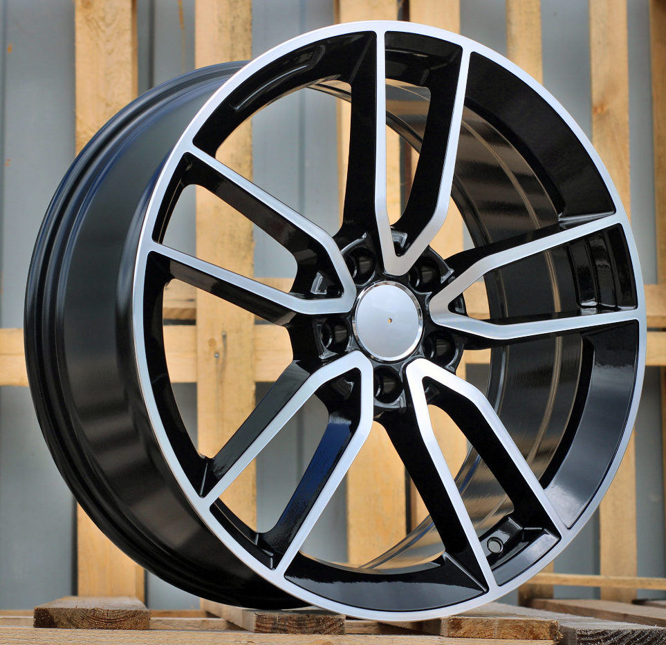 Alu kola Mercedes B5461 8x19 5x112 ET43 Machined black