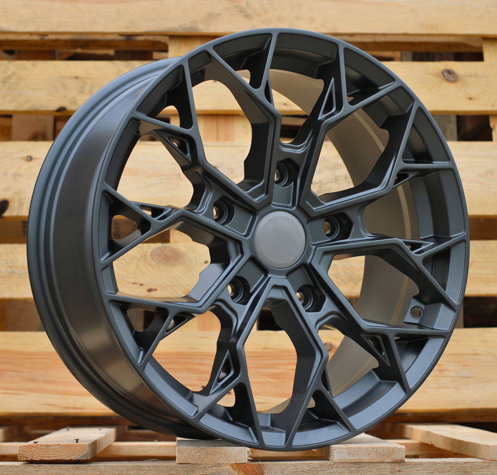Alu kola pro Ford X348 8x20 5x160 ET50 65.1 Grey Polished Matt