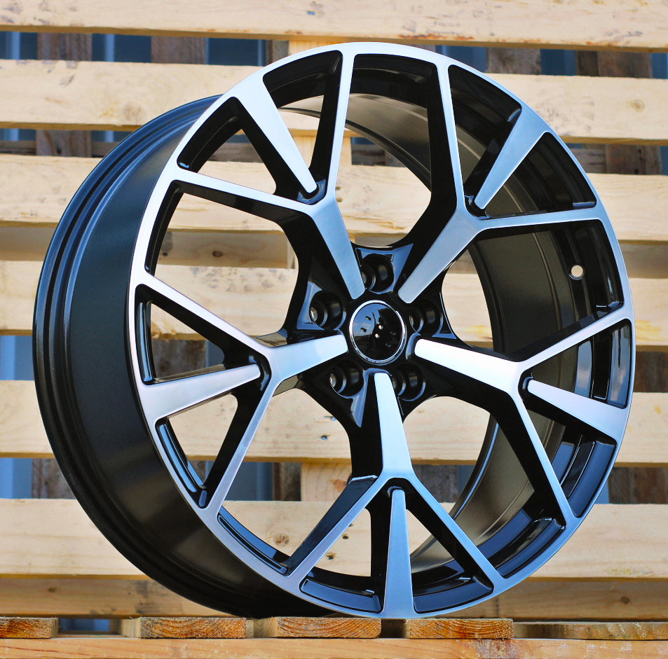 Alu kola pro Audi 3S1385 8.5x20 5x112 ET38 66.6 Black Polished