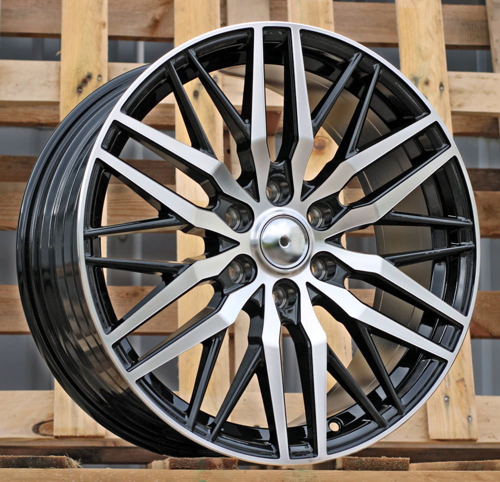 Alu kola pro Ford YF0453 8x18 6x120 ET48 74.1 Black Polished
