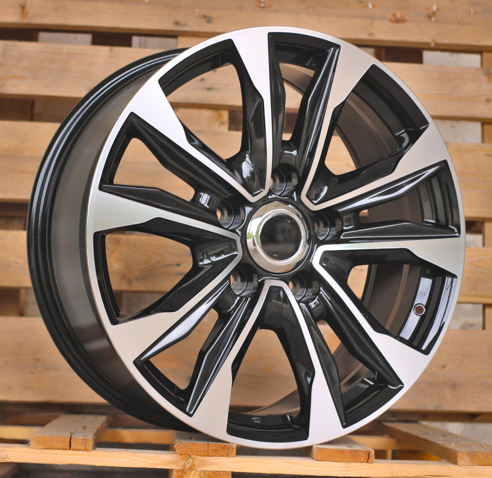 Alu kola pro Toyota H869F 8.5x21 5x150 ET45 110.1 Black Polished | Wheelsup.cz