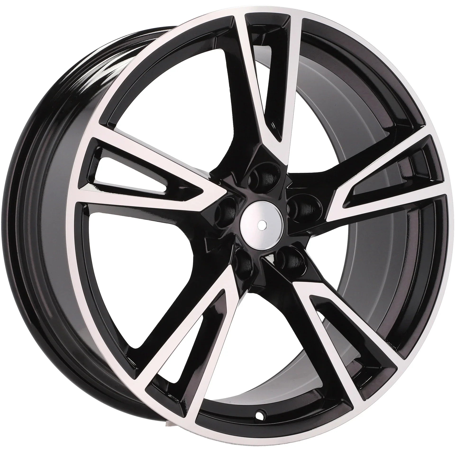 Alu kola pro Audi A043 8x19 5x112 ET39 66.6 Black Polished | Wheelsup.cz
