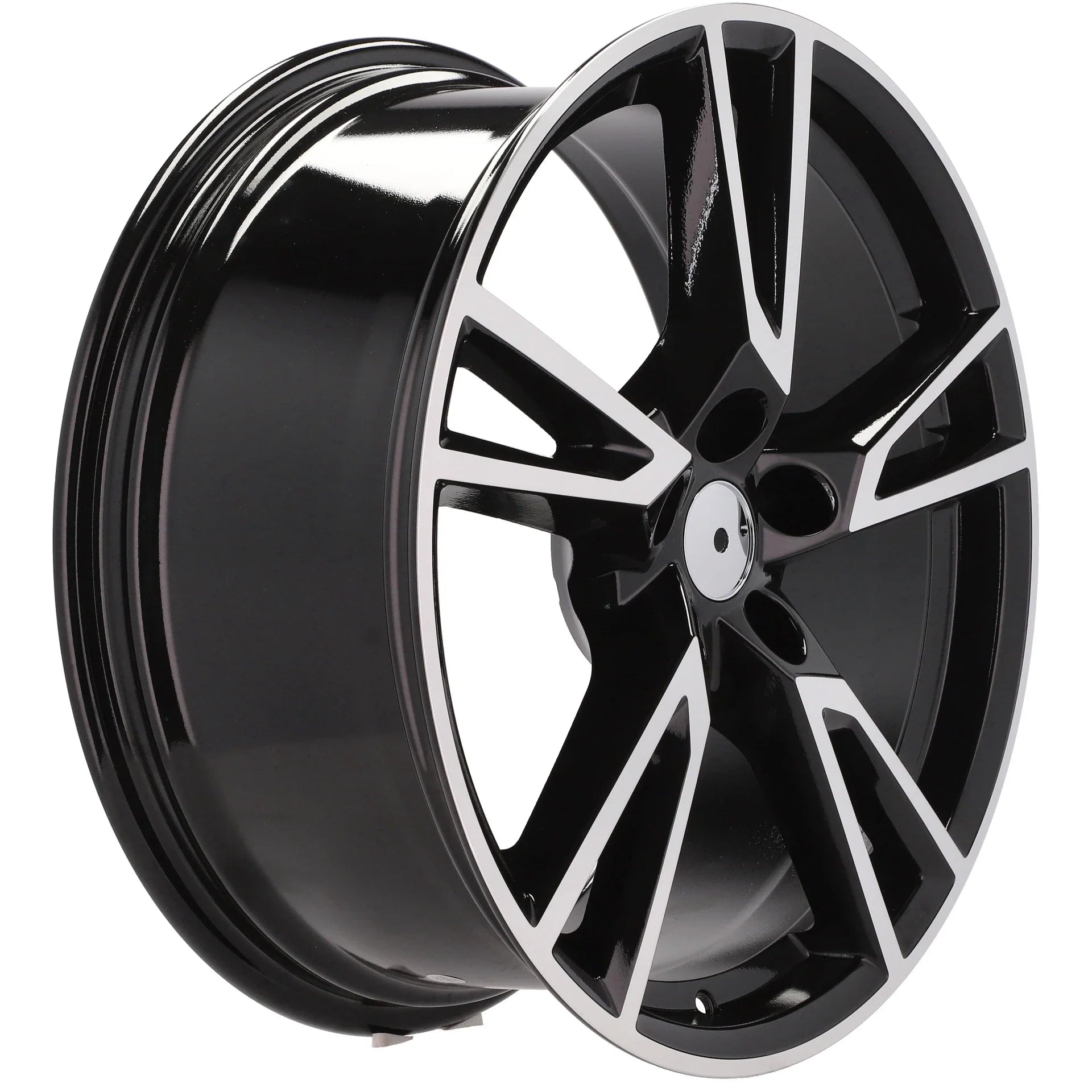 Alu kola pro Audi A043 8x19 5x112 ET39 66.6 Black Polished | Wheelsup.cz