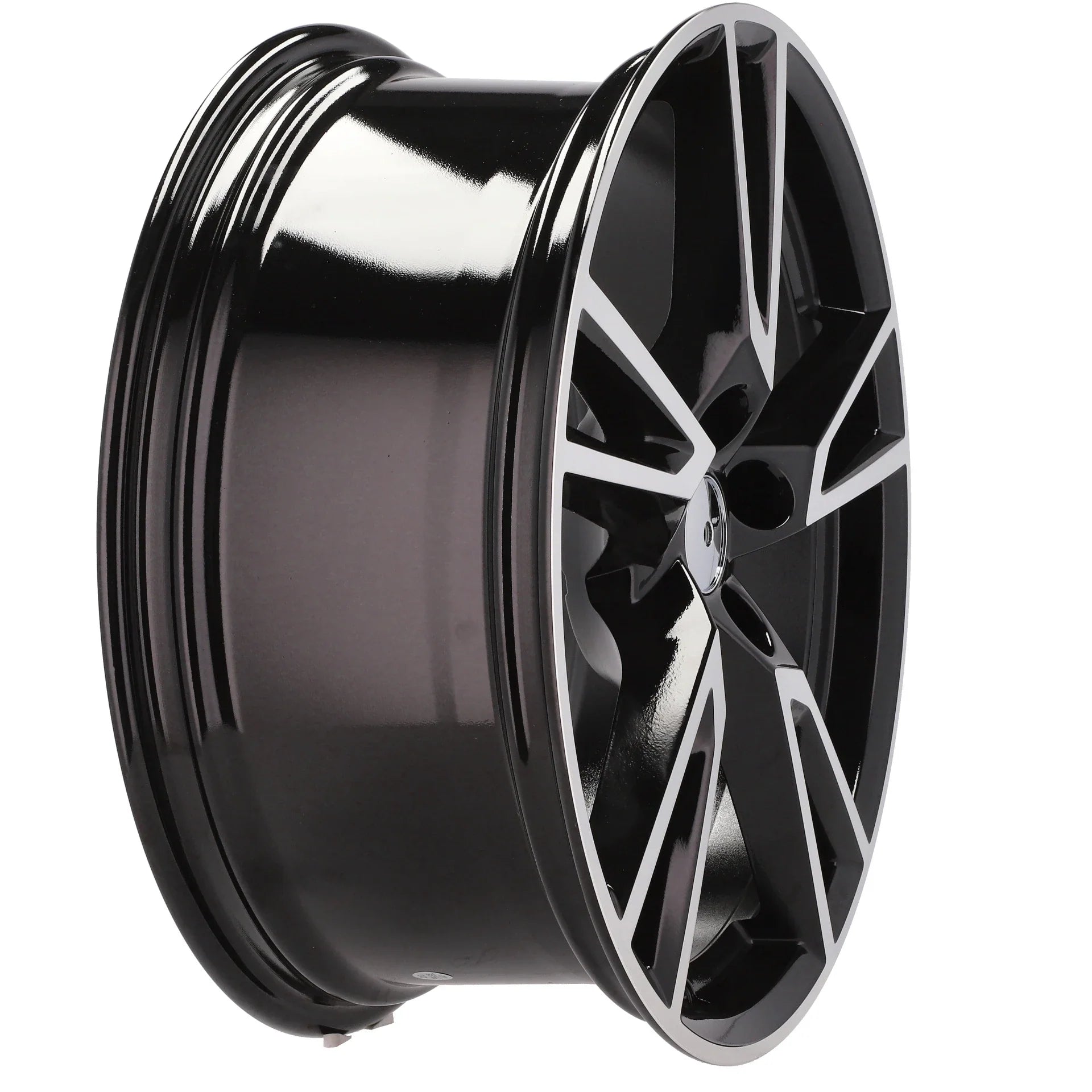 Alu kola pro Audi A043 8x19 5x112 ET39 66.6 Black Polished | Wheelsup.cz