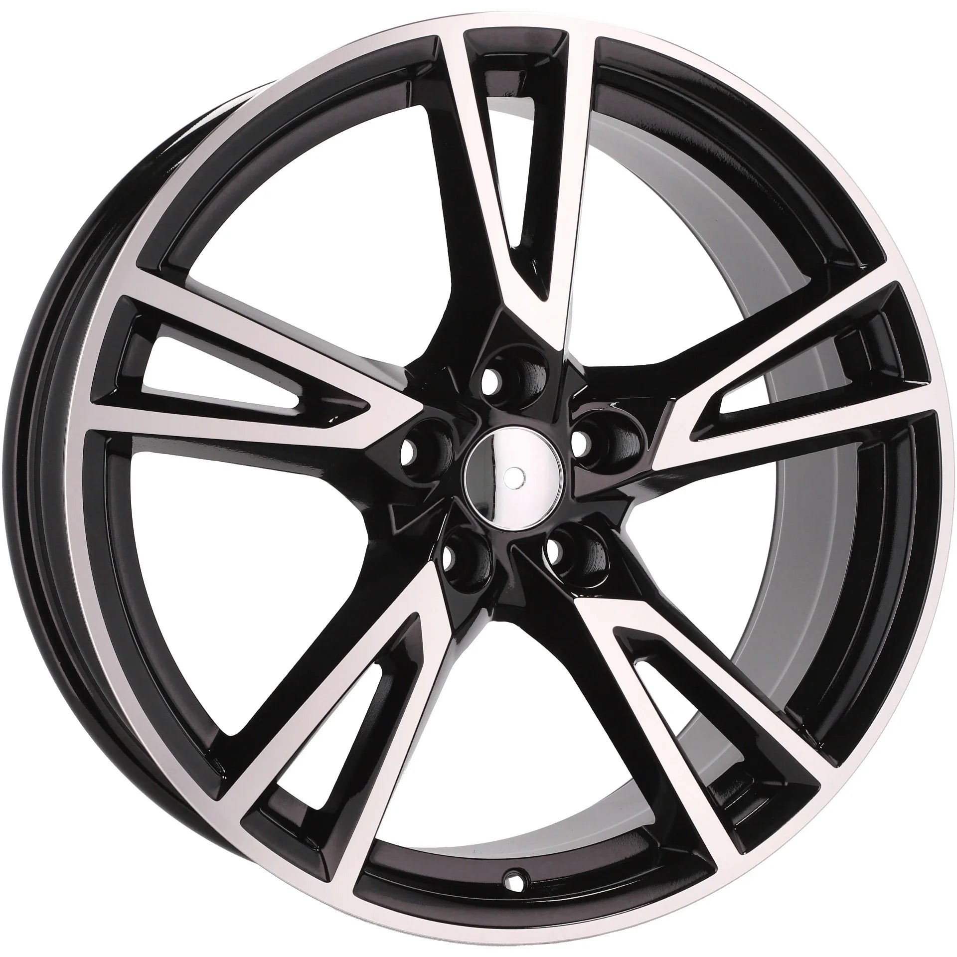 Alu kola pro Audi A043 8x19 5x112 ET39 66.6 Black Polished | Wheelsup.cz